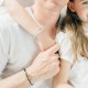 Duo de bracelets personnalisés papa-enfant Vente Chaleur